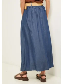 Rok donkerblauw