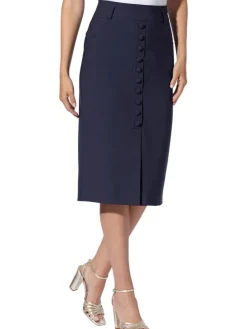 Rok donkerblauw