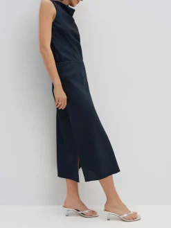 Rok donkerblauw