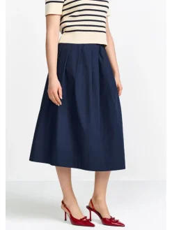 Rok donkerblauw