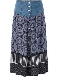 Rok donkerblauw