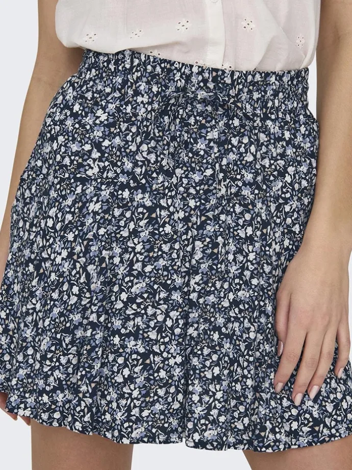 Rok donkerblauw