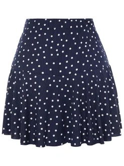 Rok donkerblauw