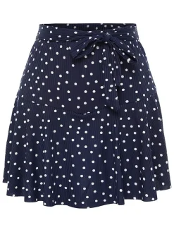 Rok donkerblauw