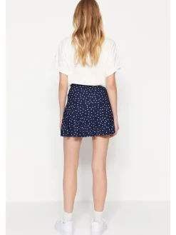 Rok donkerblauw