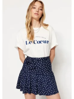 Rok donkerblauw