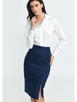 Rok donkerblauw
