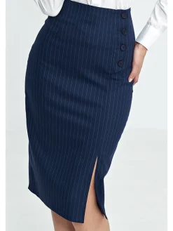 Rok donkerblauw