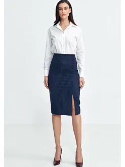 Rok donkerblauw