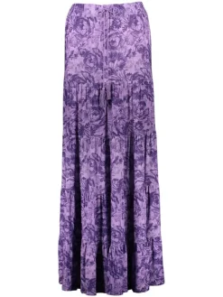 Rok "Flower" paars