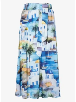 Rok geel/wit/blauw
