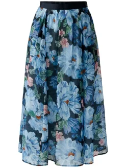 Rok lichtblauw/donkerblauw