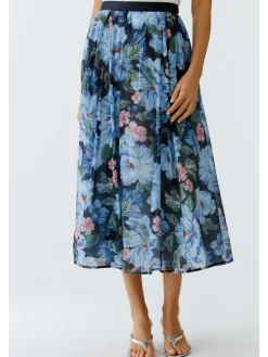 Rok lichtblauw/donkerblauw
