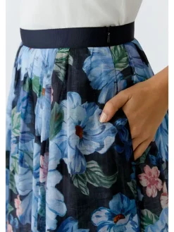 Rok lichtblauw/donkerblauw