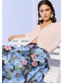 Rok lichtblauw/donkerblauw