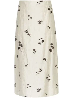 Rok "Rianne" crème/zwart