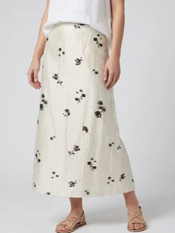 Rok "Rianne" crème/zwart
