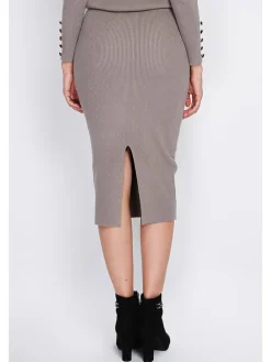 Rok taupe
