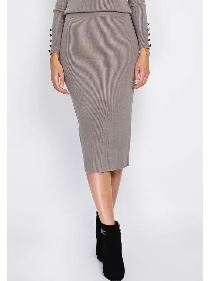 Rok taupe