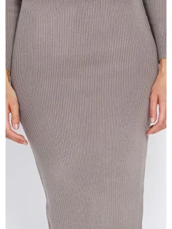 Rok taupe