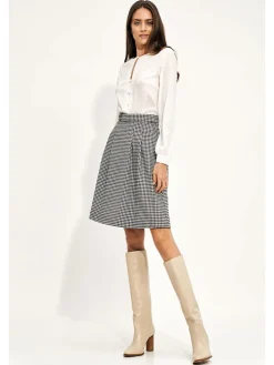 Rok zwart/wit