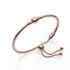 Rosévergulde armband
