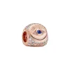 Rosévergulde bead