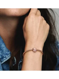 Rosévergulde bead