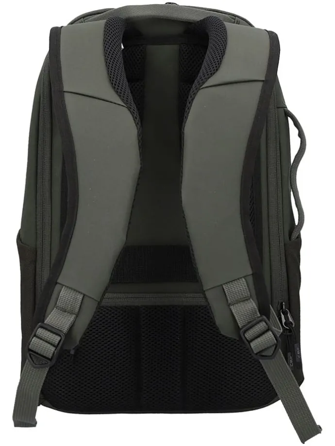 Rugzak "Aeryn" donkergroen - (B)25 x (H)40 x (D)14 cm