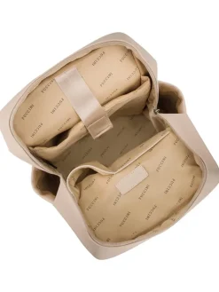 Rugzak beige - (B)26 x (H)39 x (D)15 cm
