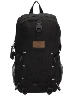 Rugzak zwart - (B)24 x (H)38 x (D)14 cm