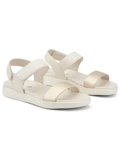 Sandalen beige/goudkleurig