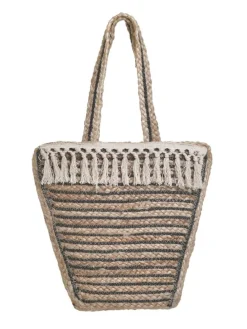 Schoudertas beige - (B)34 x (H)34 cm