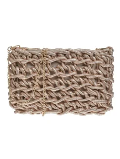 Schoudertas beige - (B)28 x (H)17 x (D)3 cm