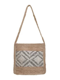 Schoudertas beige - (B)38 x (H)34 x (D)5 cm