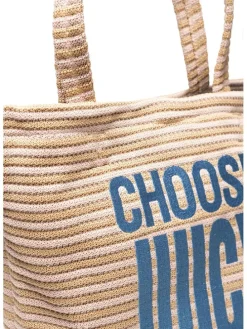 Schoudertas beige - (B)38 x (H)36 x (D)19 cm