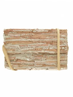 Schoudertas beige - (B)30 x (H)20 x (D)6 cm