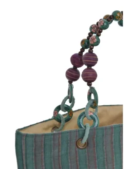 Schoudertas blauw - (B)35 x (H)30 x (D)15 cm
