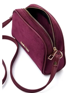 Schoudertas bordeaux - (B)21 x (H)14 x (D)8 cm