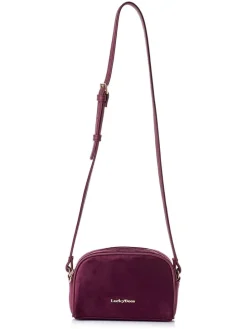 Schoudertas bordeaux - (B)21 x (H)14 x (D)8 cm