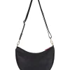 Schoudertas "Elena" zwart - (B)30 x (H)20 x (D)6,5 cm