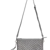 Schoudertas grijs - (B)27 x (H)18 cm