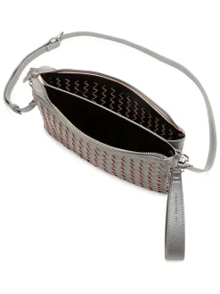 Schoudertas grijs - (B)27 x (H)18 cm