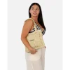 Schoudertas "Mahya" beige - (B)32 x (H)30 x (D)5 cm
