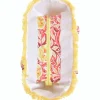Schoudertas rood/geel - (B)35 x (H)30 x (D)20 cm