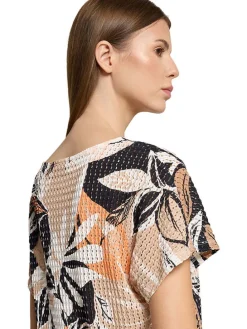 Shirt beige/zwart