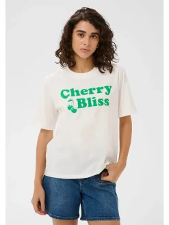 Shirt crème/groen