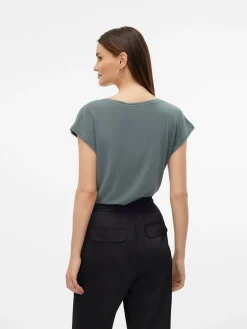 Shirt grijs/groen