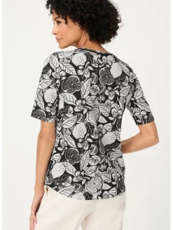Shirt grijs/zwart
