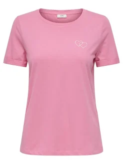 Shirt "Kitty" lichtroze